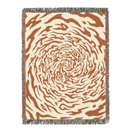 Red Tiger Woven Blanket