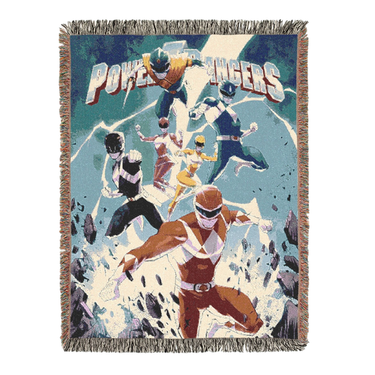 Power Rangers Woven Blanket