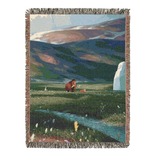Ice Age Woven Blanket