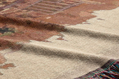 Tilted Towers Woven Blanket